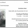 Herbert Gerhard 1932-2013 Todesanzeige 2